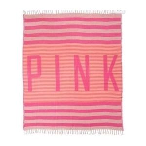 Victoria's Secret PINK VS Pink Pink Striped Beach Blanket